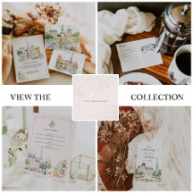 Parisian Café Charm   Watercolor French-Inspired