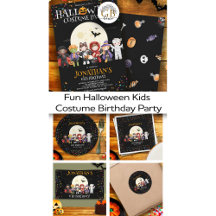 Fun Halloween Kids Costume Birthday Party