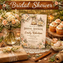 Wildflower Anemone Bridal Shower Collection