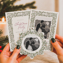 Vintage Botanical Greenery Christmas