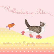 Rollerskating pets theme