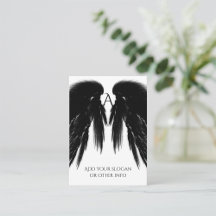 Black Angel Wings Business Supplies