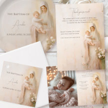 Mother Mary with Baby baptism