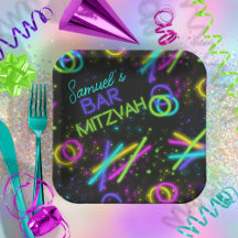 Neon Glow Stick Bar Mitzvah