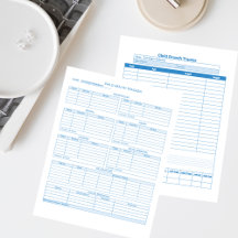 Record Keeping Page Inserts