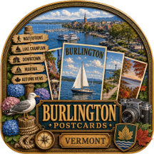 Burlington Vermont Postcards/Gifts