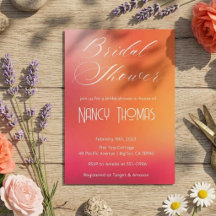 Blush Pink Bridal Shower Invitation