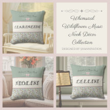 Whimsical Wildflower Music Nook Décor Collection
