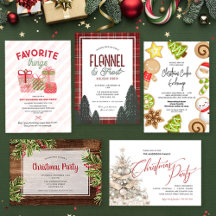 Christmas Party Invitations