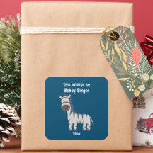 Back-to-School Name Stickers