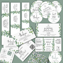 Botanical eucalyptus  Soap packaging Kit