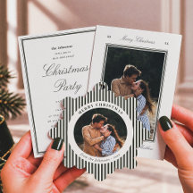 Elegant Editorial Newlywed Merry Christmas