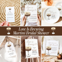 Espresso Martini Love is Brewing Bridal Shower