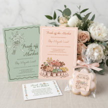 Fresh Off the Market French Bridal Shower