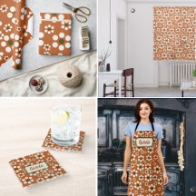 Mexican Terracotta Flowers floral