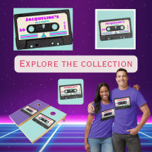 Retro mix tape 80s birthday party supplies