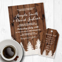 Winter Dark Wood Forest