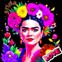 Frida Kahlo en colores.