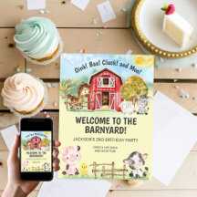 Farm Animal 2nd Birthday