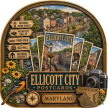 Ellicott City Maryland Postcards/Gifts