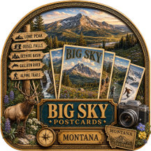 Big Sky Montana Postcards/Gifts