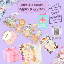 Birthday Invitations & Cards For Kids