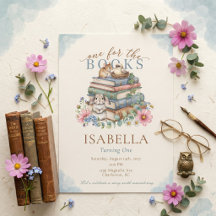 One For The Books Storybook First Birthday Party