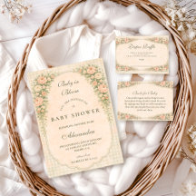 French Country Rose Arch Baby Shower