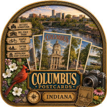 Columbus Indiana Postcards/Gifts
