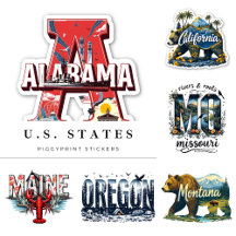 U.S. State Vinyl Stickers