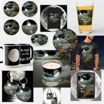 Hauntingly Beautiful Full Moon Gothic Night Sky