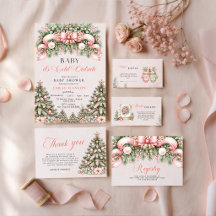 Baby Its Cold Outside Pink Winter Girl Baby Shower