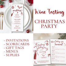 Wine Party Holiday Christmas Tasting Hosting Ideas