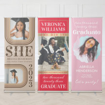 Retractable Graduation Banners