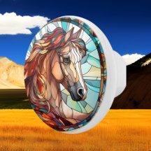 Faux Stained Glass Knobs