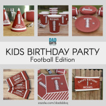 Kids Football Sports Birthday Party