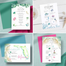 Girl's Weekend Invitations