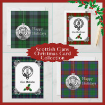 Scottish Clans Holiday Cards Collection