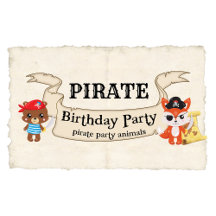 Pirate Birthday Party, Pirate Party Animals