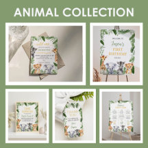 Wild One Animals Party