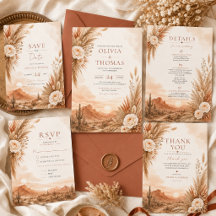 Desert Sunset Boho Wedding Suite