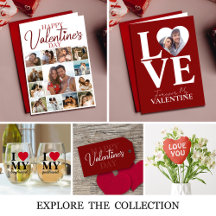 Valentine’s Day Red heart Love Collection 