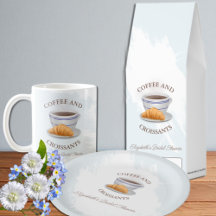 Coffee and Croissants Bridal Shower