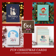 Colorful and Fun Unique Christmas Cards