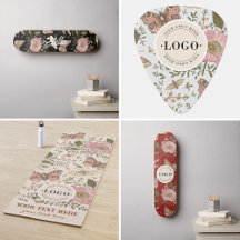 Wildflower Botanical Floral Monogram Sports & Game