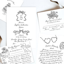 La Dolce Vita Doodle Handwritten Hand Drawn