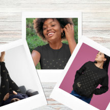 XOXO Black Hot Pink Gold Typography Cute Gift Idea