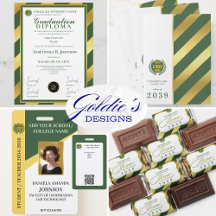 GREEN GOLD COLLEGE UNIVERSITY ACADEMIC MERCHANDISE