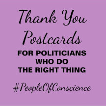 Politician Thank You Postcards