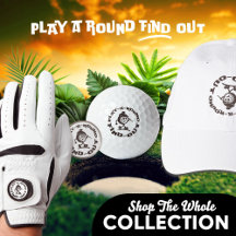 Play Around Find Out Official Logo Golf Gear